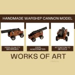 AR020 Handmade Warship Cannon Model 